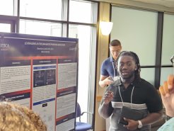 Brian Kusi presents at the 2024 CNY LSAMP Symposium.