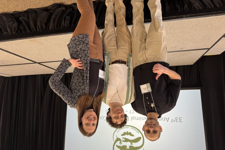 Fausto Martinez, Marshall Hildreth, and Dr. Sarah Keesom at 33rd Annual Enimal Behavior Conference